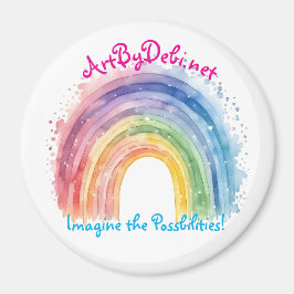 Kunst van Debi, regenboogmagneet Magneet