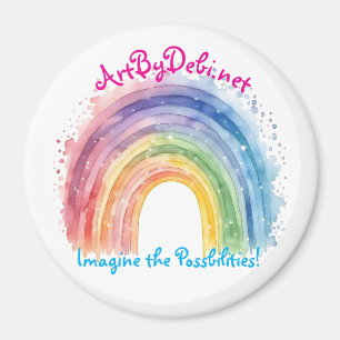 Kunst van Debi, regenboogmagneet Magneet