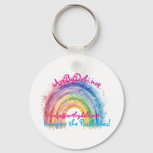 Kunst van Debi, Regenboogmagneet Sleutelhanger