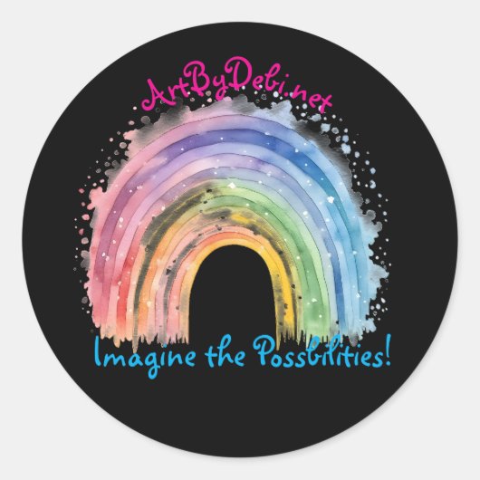 Kunst van Debi, Sticker (Voorkant)