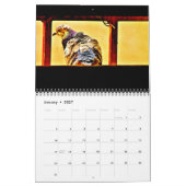 Kunst van duiven kalender (Jan 2027)