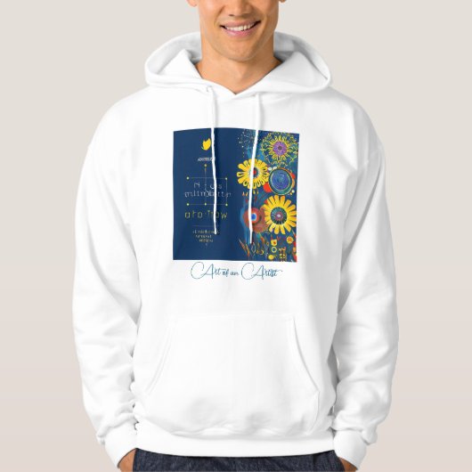 Kunst van een kunstenaar hoodie (Voorkant)