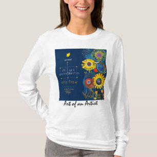 Kunst van een kunstenaar t-shirt