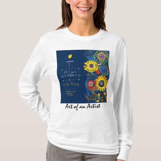 Kunst van een kunstenaar t-shirt (Voorkant)