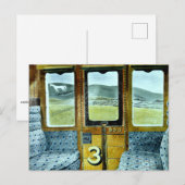 Kunst van Eric Ravilious, Trein Landschap Briefkaart (Voorkant / Achterkant)