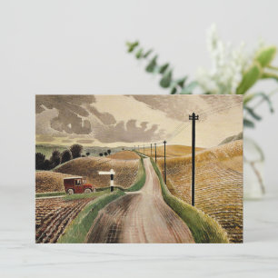 Kunst van Eric Ravilious, Wiltshire Landschap Kaart