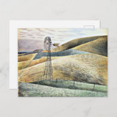 Kunst van Eric Ravilious, Windmolen Feestdagenkaart (Voorkant / Achterkant)