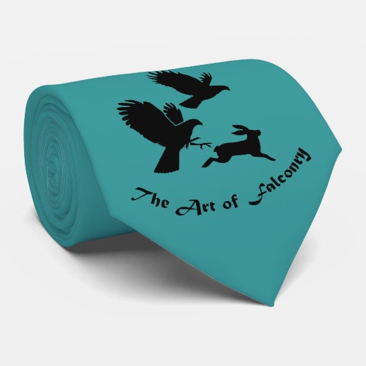 Kunst van Falconry - Harris Hawks Stropdas (Opgerold)