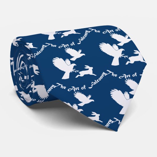 Kunst van Falconry - Harris Hawks Stropdas (Opgerold)