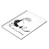 Kunst van Falconry - Hood Notitieboek (Linkerzijde)