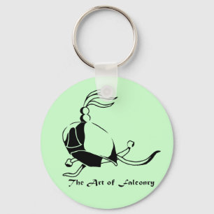 Kunst van Falconry - Hood Sleutelhanger