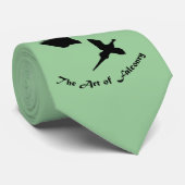 Kunst van Falconry- Peregrine Falcon Stropdas (Opgerold)