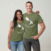 Kunst van Falconry- Peregrine Falcon T-shirt (Unisex)