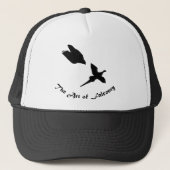 Kunst van Falconry- Peregrine Falcon Trucker Pet (Voorkant)