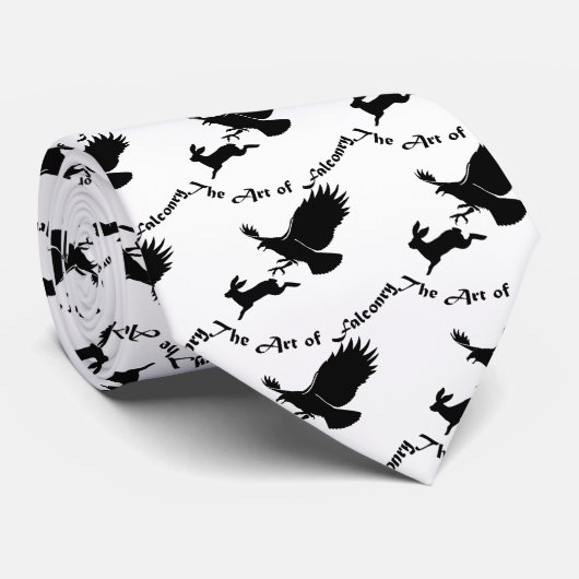 Kunst van Falconry - Red Tail Hawk Stropdas (Opgerold)