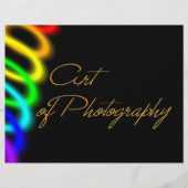 Kunst van fotografie flyer (Voorkant)