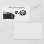 Kunst van fotografie visitekaartje (Voorkant / Achterkant)