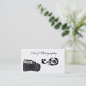 Kunst van fotografie visitekaartje (Staand voorkant)