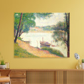 Kunst van Georges Seurat Canvas Afdruk (Insitu (Woonkamer))