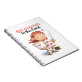 Kunst van God Bijbelse kinder laptop Notitieboek (Rechterzijde)