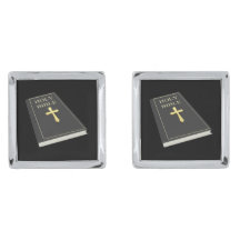 Kunst van God Cuff Links met Bijbel