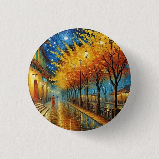 Kunst · Van Gogh · Etheïstische schoonheid Ronde Button 3,2 Cm (Voorkant)