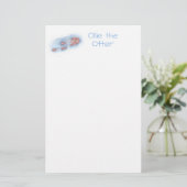 Kunst van Heather Ollie de Otter briefpapier basis (Staand voorkant)