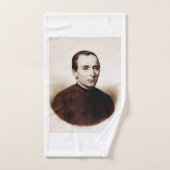 Kunst van Heilige Giuseppe Cafasso Heilige Barmhar Bad Handdoek (Handdoek)