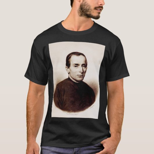 Kunst van Heilige Giuseppe Cafasso Heilige Barmhar T-shirt (Voorkant)