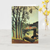 Kunst van Henri Rousseau, Gezicht op Saint Cloud Kaart (Gele Bloem)
