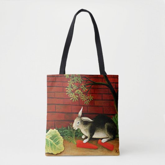 Kunst van Henri Rousseau: Konijn Tote Bag (Voorkant)