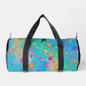 Kunst van het Afbeelding Abstractie - naadloos pat Plunjezak (Achterkant)