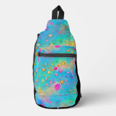 Kunst van het Afbeelding Abstractie - naadloos pat Sling Bag (Voorkant)