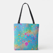 Kunst van het Afbeelding Abstractie - naadloos pat Tote Bag (Achterkant)