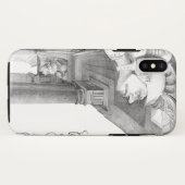 Kunst van het Burgscheidungen-kasteel Case-Mate iPhone Case (Achterkant (horizontaal))
