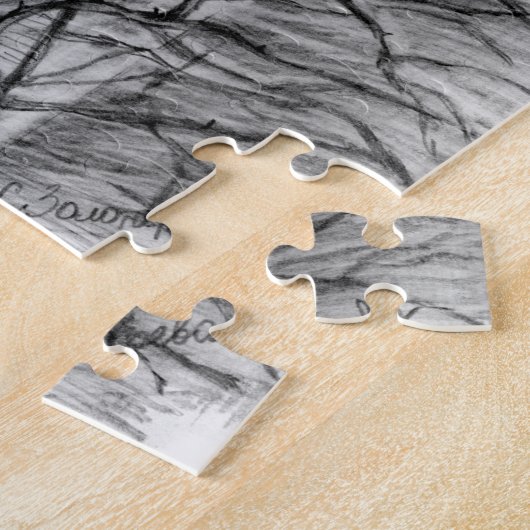 Kunst van het Burgscheidungen-kasteel Legpuzzel (Zijkant)