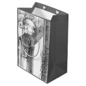 Kunst van het Burgscheidungen-kasteel Medium Cadeauzakje (Achterkant Gekanteld)