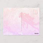 Kunst van het duiken (#2) olieverfschilderij briefkaart (Achterkant)