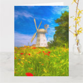 Kunst van het Engelse platteland Kaart (Gele Bloem)