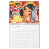 Kunst van het geïllustreerde Rat 2012 Kalender (Feb 2026)