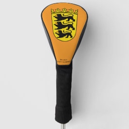 Kunst van het grote wapen van de deelstaat Baden-W Golfheadcover