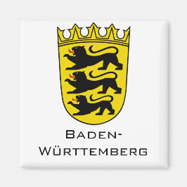 Kunst van het grote wapen van de deelstaat Baden-W Magneet