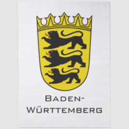 Kunst van het grote wapen van de deelstaat Baden-W Tissuepapier