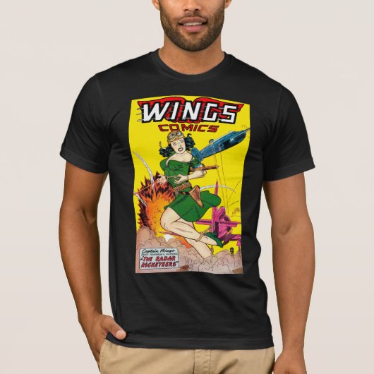 Kunst van het Hoesje: Kwestie nummer 90 Wings Comi T-shirt (Voorkant)