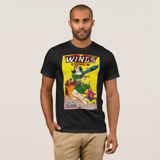 Kunst van het Hoesje: Kwestie nummer 90 Wings Comi T-shirt (Voorkant volledig)