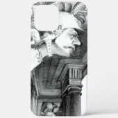 Kunst van het kasteel van het potlood Case-Mate iPhone case (Achterkant)