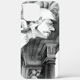 Kunst van het kasteel van het potlood Case-Mate iPhone case
