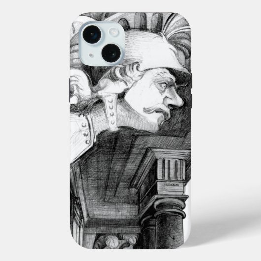 Kunst van het kasteel van het potlood Case-Mate iPhone case (Achterkant)