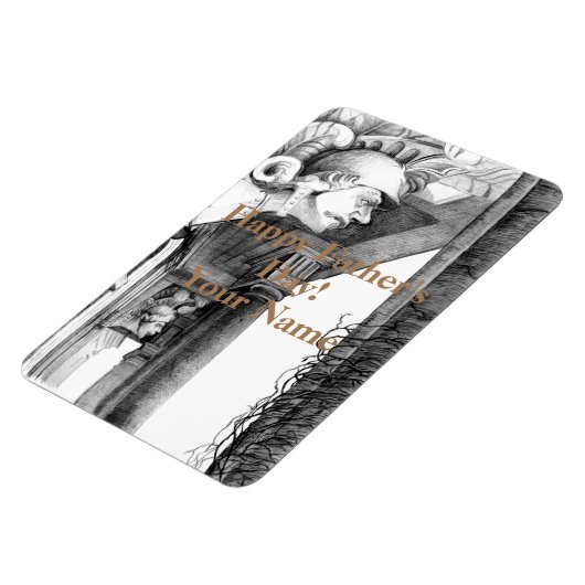 Kunst van het kasteel van het potlood magneet (Linkerzijde)