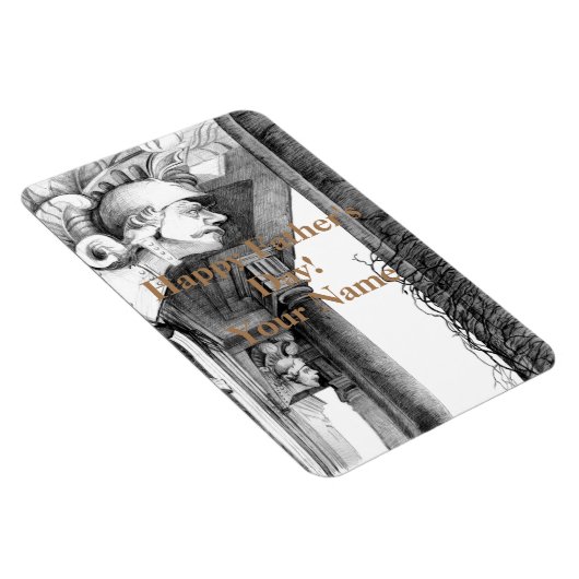 Kunst van het kasteel van het potlood magneet (Rechterzijde)